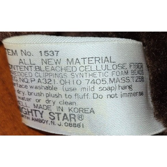 Warner Brothers Taz Tasmanian Devil Plush 10" Vintage 1987 Stuffed Animal - Picture 8 of 10